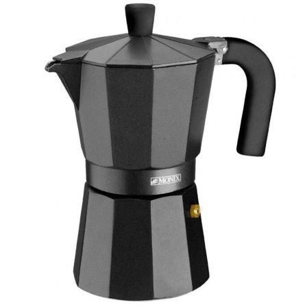 Monix Cafetera italiana M640003 3 tazas negra, negro Monix Cafetera italiana M640003 3 tazas negra, negro